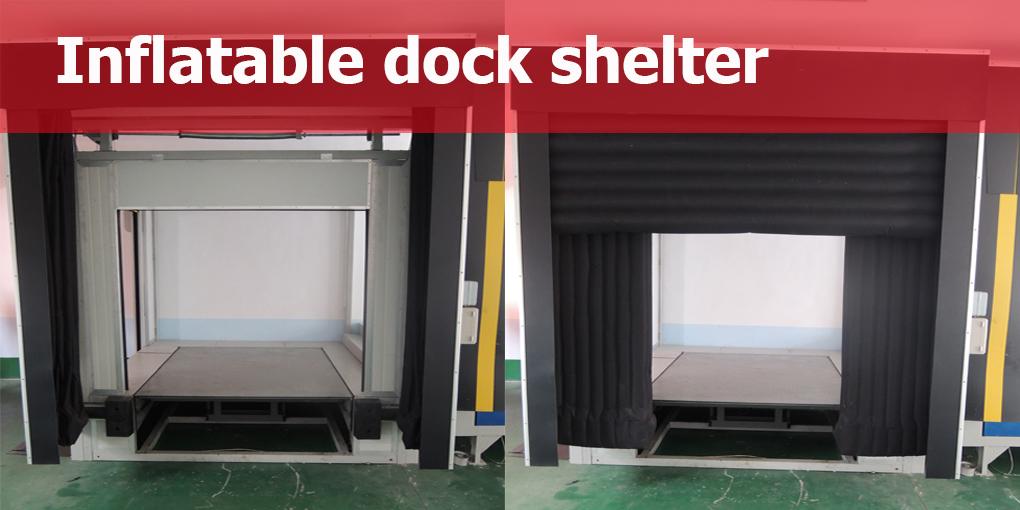 Inflatable dock shelter